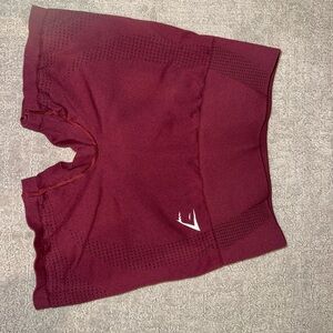 Gymshark Burgundy Shorts